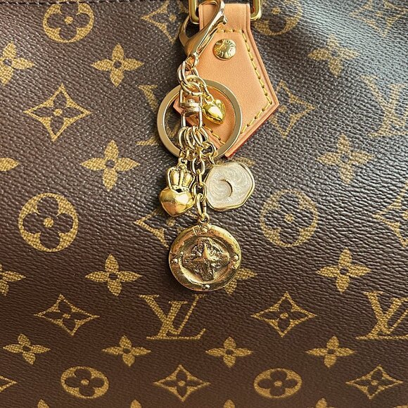 COMPASS Bag Charm Gold Tone 🧭 - Picture 5 of 8